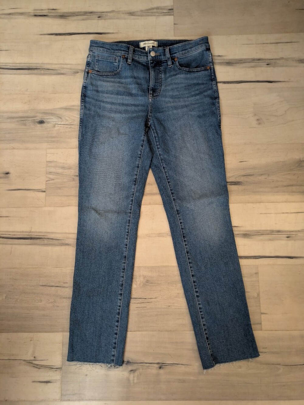 Madewell Mid Rise Stovepipe Jeans